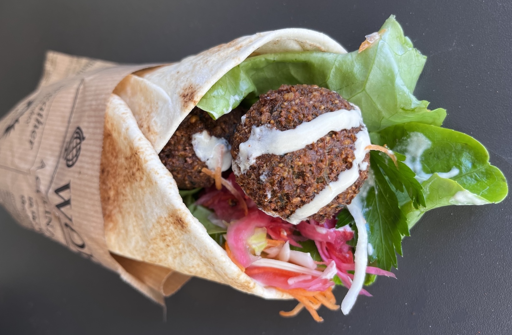 Möki Falafel Wrap Ferment Angebote vegan Kichererbse Streetfood